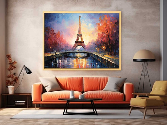 Eiffel Tower Painting for Living room
