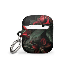Floral Dark Case for AirPods