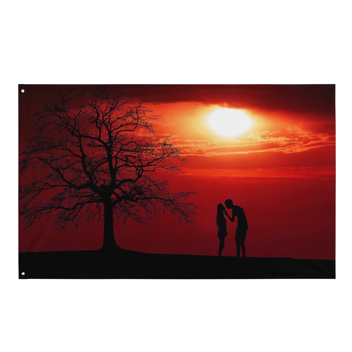 Couple Love  Flag Tapestry wall hanging