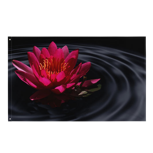 Lily Flower  Art Painting Flag Tapestry