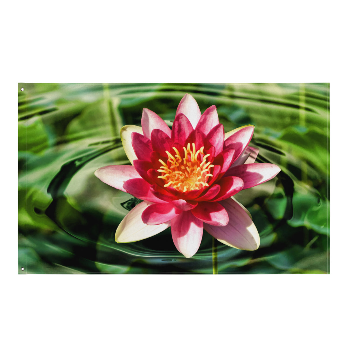 Lily Flower Painting Wall art Flag Tapestry