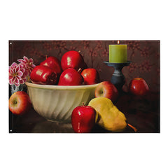 Fruits Painting 4 Flag Tapestry