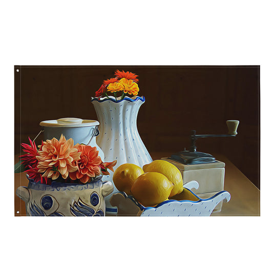 Still Life Painting 3 Flag Tapestry