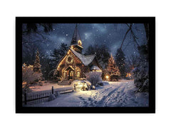 Winter Canvas Christmas   Painting Print