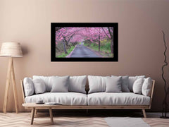 Cherry Blossom Path Canvas painitng  Print