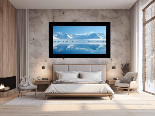 Snow Mountain Canvas Art Print