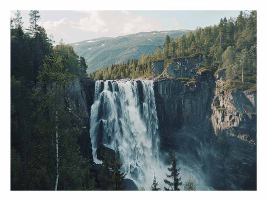 Waterfall Canvas art Painting  Print