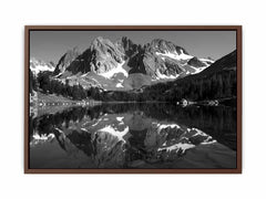 Mountian Peak Reflections Canvas Art Print