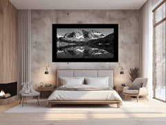 Mountian Peak Reflections Canvas Art Print