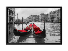 venice Gondolas  Canvas Art Print