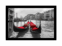 venice Gondolas  Canvas Art Print