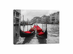 venice Gondolas  Canvas Art Print