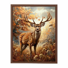 Deer Animal  Canvas Painting  Print