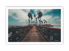 California Palm Trees Canvas Art Print
