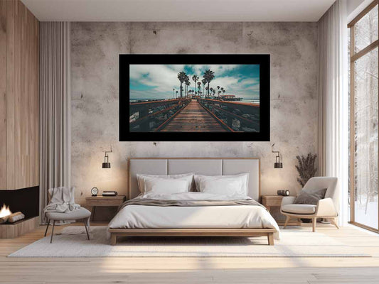 California Palm Trees Canvas Art Print