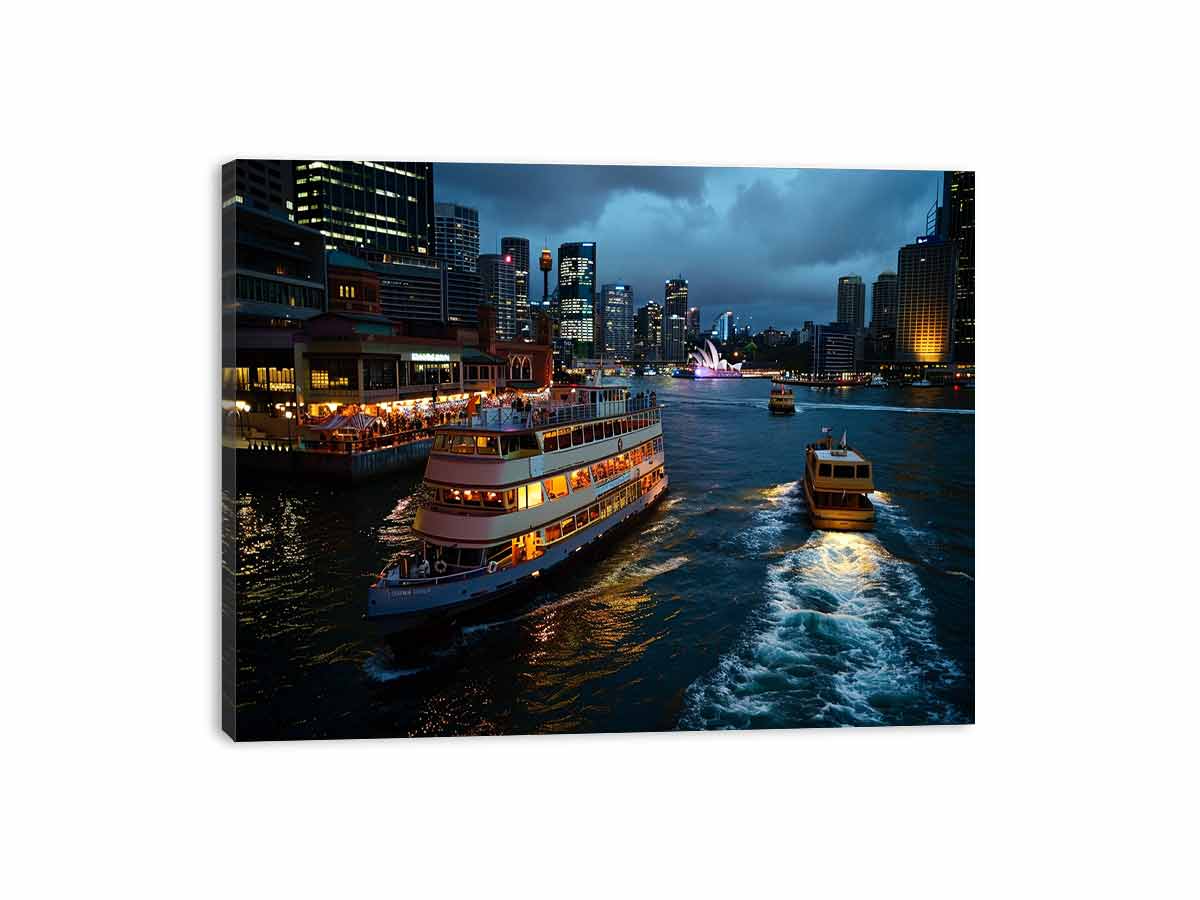 Circular Quay Sydney Canvas Art Print