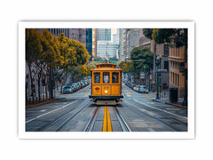 San Francisco Cable Car Canvas Art Print