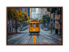 San Francisco Cable Car Canvas Art Print