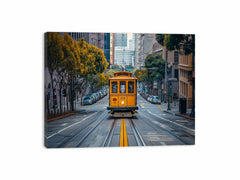 San Francisco Cable Car Canvas Art Print