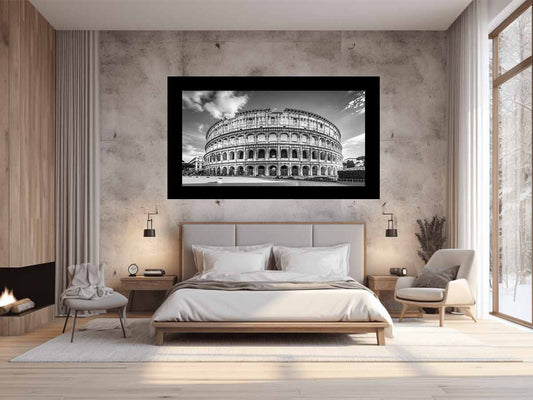 Colosseum in Rome Italy Canvas Art Print