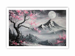 Cherry Blossom Tree Canvas Art Print
