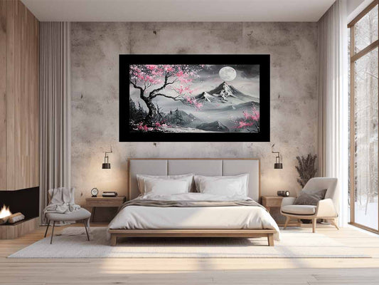 Cherry Blossom Tree Canvas Art Print