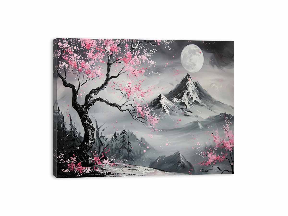 Cherry Blossom Tree Canvas Art Print