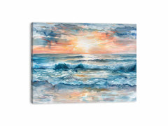Sunrise Seascape Canvas Art Print