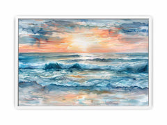 Sunrise Seascape Canvas Art Print