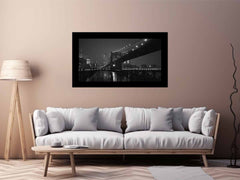 Brooklyn Bridge at Night  Canvas Art Print