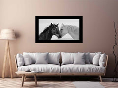 Horses CommuniCate  Canvas Art Print