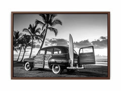 Station Wagon Car  Canvas Photogprahy art