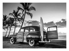 Station Wagon Car  Canvas Photogprahy art