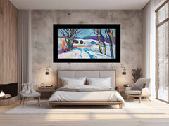 Snow Landscape Canvas Art Print