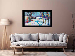 Snow Landscape Canvas Art Print