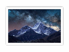 Starry Sky galaxy  Canvas Art Print