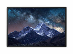Starry Sky galaxy  Canvas Art Print