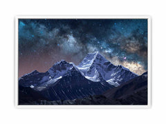 Starry Sky galaxy  Canvas Art Print