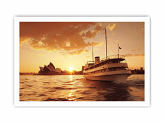 Sydney Retro Canvas Art Print