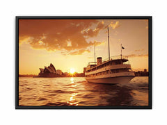 Sydney Retro Canvas Art Print