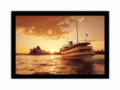 Sydney Retro Canvas Art Print