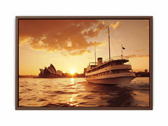 Sydney Retro Canvas Art Print