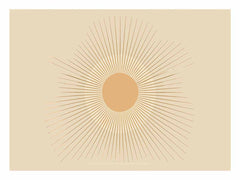 Sun  Canvas Art Print Poster