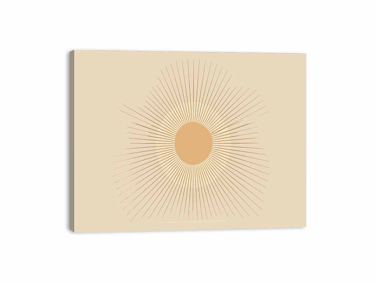 Sun  Canvas Art Print Poster