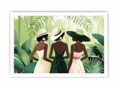 Chic Women  Canvas Art Print