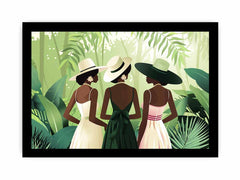 Chic Women  Canvas Art Print