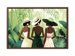 Chic Women  Canvas Art Print