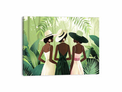 Chic Women  Canvas Art Print