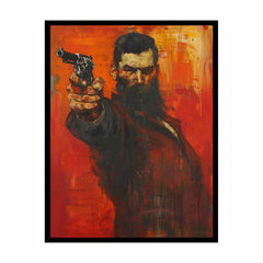 Ned kelly  Canvas  Painitng Print