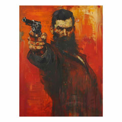 Ned kelly  Canvas  Painitng Print